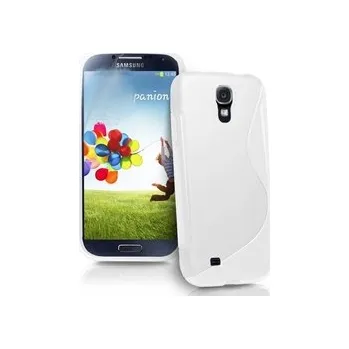 Pouzdro na mobilní telefon Silikonový obal Samsung i9500 i9505 Galaxy S4 - bílý