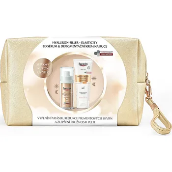 Kosmetická sada Eucerin Hyaluron-Filler + Elasticity 3D sérum vánoční kazeta 2022