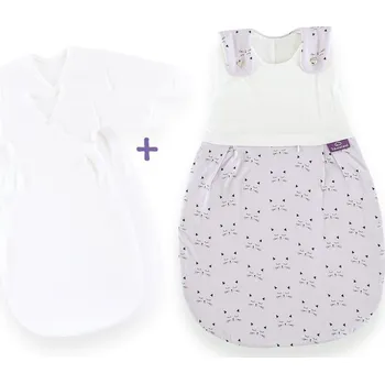 Spacák TRÄUMELAND Spací pytel Liebmich 3dílný set Schmusekatze 50/56