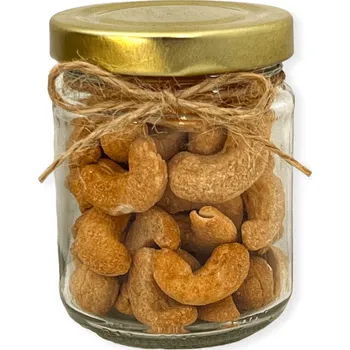 Nutworld.cz Dárková sklenička EXCLUSIVE - Kešu uzené 70g