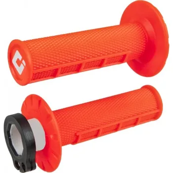grip ODI GRIPS MX Lock-on v2 Half-Waffle FLO Orange
