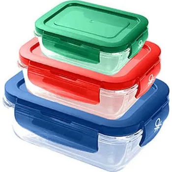 Dóza na potraviny Benetton Sada vakuových dóz 3 ks