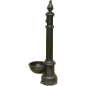 CIC 13 stojaté pitko, litinové umyvadlo, litinová výlevka zahradní, Barva: bronzová patina