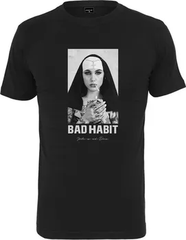Pánské tričko Urban Classics Bad Habit MT1282 černé S