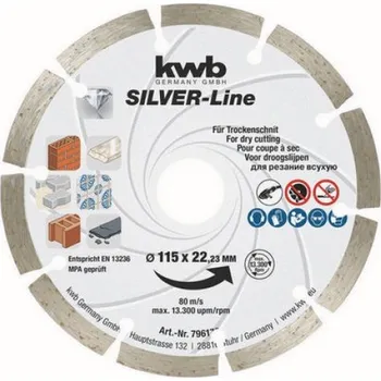 Řezný kotouč KWB řezný kotouč diamantový 125x22,23 49796570