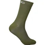 POC Cyklistické ponožky klasické - LITHE MTB - zelená 40-42