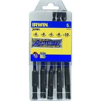 Vrták Vrtáky SDS+ POWER 6-10mm 5ks v plastové krabičce IRWIN