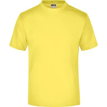 Pánské tričko James&amp;Nicholson Unisex triko JN001 Yellow XL