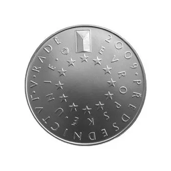 2009 - Pamětní stříbrná mince Předsednictví ČR v Radě EU, b.k.
