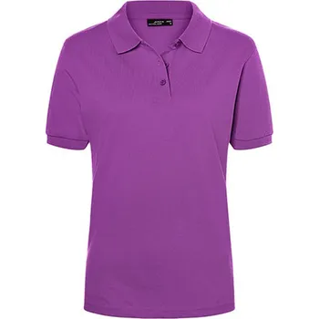 Dámská móda James&amp;Nicholson Dámská polokošile JN071 Purple XXL
