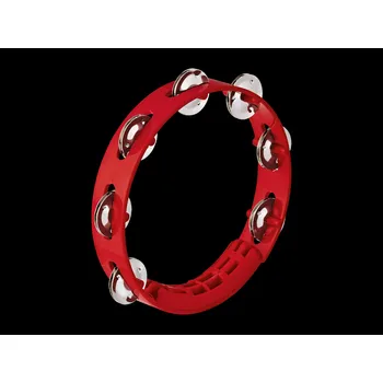 Tamburína NINO Compact ABS Tambourine 8 "Tambourine, red