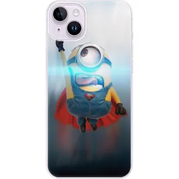 Pouzdro na mobilní telefon Odolné silikonové pouzdro iSaprio - Mimons Superman 02 - iPhone 14 Plus