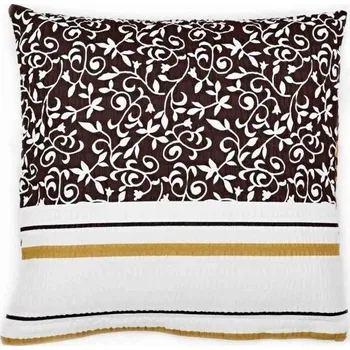 Povláček krepový 40x40cm hnědé lístky