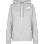dámská mikina NEW BALANCE - ATH GREY - S (New Balance Zip Hoodie)