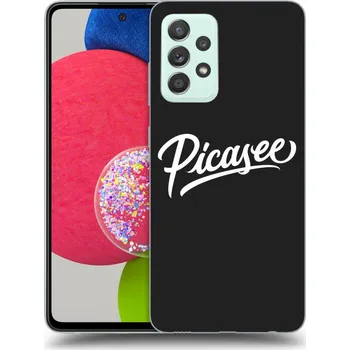 Pouzdro na mobilní telefon Picasee silikonový černý obal pro Samsung Galaxy A73 5G - Picasee - old logo - white