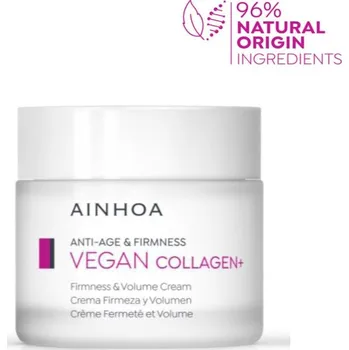 Pleťový krém Ainhoa Vegan Collagen+ Volume Cream - Krém pro pevnost a objem 50 ml