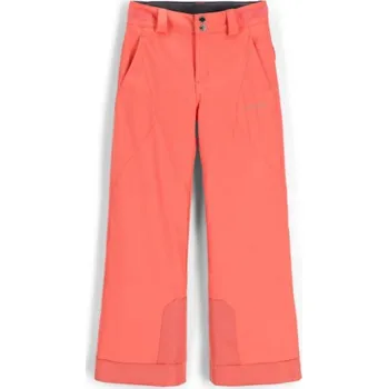 Dětská móda Dívčí lyžařské kalhoty Spyder OLYMPIA - oranžová (2022/2023) 140