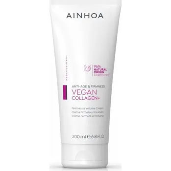 Pleťový krém Ainhoa Vegan Collagen+ Volume Cream - Krém pro pevnost a objem 200 ml