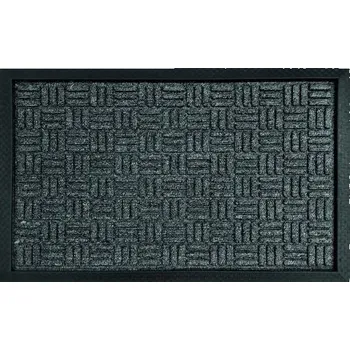 Čisticí vstupní rohož guma & polypropyen HARP 40x60 cm černá