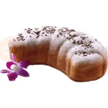 Kuchyňská sůl Forma na cukrovinky a dorty SFT327 CROISSANT, croissant, 23,5x17x6 cm | SILIKOMART, Celebration