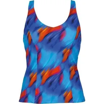 Dámské plavky Dámský plavkový top Naturana 77081 modrá 80E