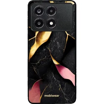 Pouzdro na mobilní telefon Lesklý kryt Mobiwear Glossy - Xiaomi Poco X6 Pro 5G - G021G Černý a zlatavý mramor (Prémiové lesklé pouzdro, obal, kryt Mobiwear Glossy na mobil Xiaomi Poco X6 Pro 5G - G021G Černý a zlatavý mramor, materiál Plast + TPU silikon - krytí po všech stranách,)