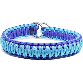 Obojek pro psa Cordell Dog Zone | Cordell paracord stahovací obojek Lajka pro psy modrý - Velikost 40cm, Barva Modrá