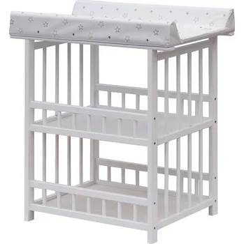 přebalovací pult a komoda Scarlett Přebalovací pult Jáš Bílý - Hvězdička - Bílá