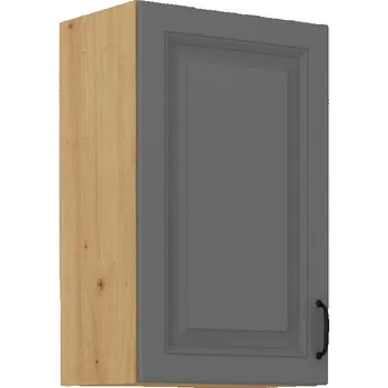 Kuchyňská skříňka LEMPERT Horní skříňka STELLA 15 (45 / 72 cm) dustgrey / dub artisan
