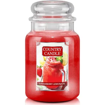Svíčka Country Candle Vonná Svíčka Strawberry Lemonade (sójový vosk), 652 g