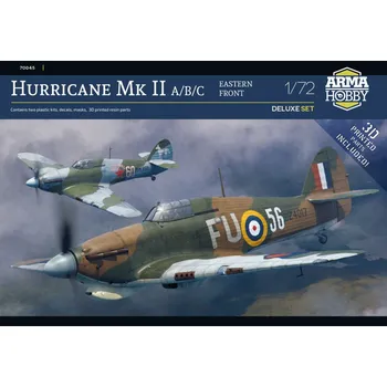 Plastikový model 1:72 Hawker Hurricane Mk.IIa/Mk.IIb/Mk.IIc „Eastern Front“ (Deluxe Set)