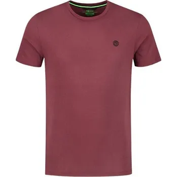 Rybářské oblečení Korda tričko Le Scaley Tee Burgundy BLK Print vel. XXXL (KCL33)