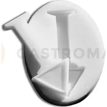 Kuchyňská sůl Silikonová forma na cukrovou hmotu ve tvaru písmene I - SLK091, 50x24 mm | SILIKOMART, SugarFlex