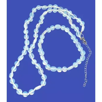 Přírodní kámen Sada z opalitu s chir. ocelí