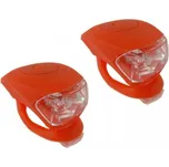 4RACE Sada blikaček přední / zadní - červená