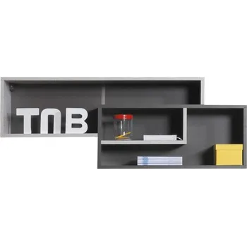 police MEBLAR Polička TOBI TA10 Barva: grafit / enigma