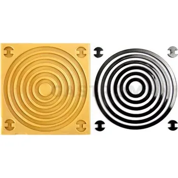 Čokoládová tyčinka Silikonová forma na cukrovou hmotu nebo čokoládu ve tvaru prstenů - 6 ks | SILIKOMART, SugarFlex Gold