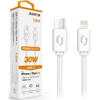Datový kabel ALI DK POW. 30W USB-C/ligt. 1,5M DATKP51