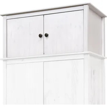 Obývací pokoj Idea nábytek Nástavec 2dveřový TORINO bílý, kovové úchytky