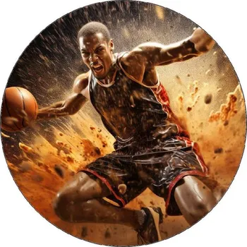 Jedlá dekorace na dort Jedlý papír basketbalista 19,5cm