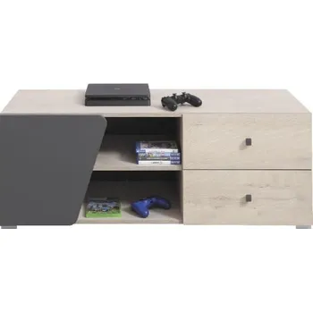 Televizní stolek MEBLAR TV stolek DELLA 8 - dub / antracit