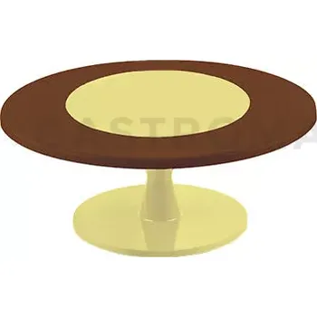 Čokoládová tyčinka Stojan na dorty a dezerty v bílé barvě, průměr 24 cm | SILIKOMART, Hula Up-S