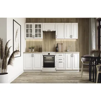 Kuchyňská linka HALMAR Kuchyňská linka Eliza 240 cm - bílý mat