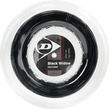 Struna na výplet tenisové rakety DUNLOP BLACK WIDOW 200 m tenisový výplet - 1,25 mm