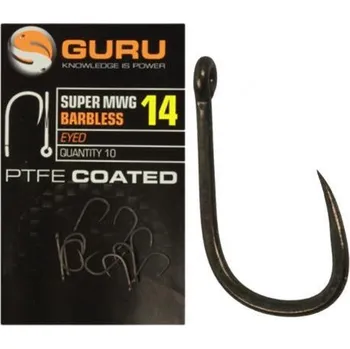 Rybářský háček Guru háčky Super MWG Hooks Barbless Eyed 10 ks Varianta: vel. 16 (GSMW16)