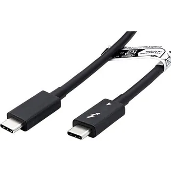 Datový kabel ROLINE Thunderbolt 4 kabel, USB C(M) - USB C(M), 40Gb/s, PD 100W, černý, 0,5m - 11.02.9043