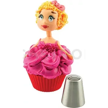 Výroba svíčky Cukrářská špička, půlkruh, 25 mm, Decor Tube 07 | SILIKOMART, Tubes