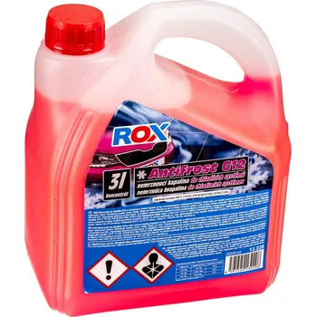 Náplň do chladiče a ostřikovače ANTIFREEZE G12+ 3 l nemrznoucí kapalina pro chladiče - 100 % koncentrát (při poměru 1:1 do teploty -40° C) (odpovídá červená)