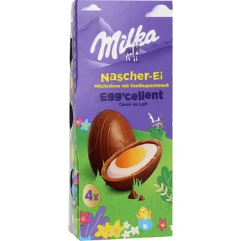 Čokoláda Milka Egg´cellent čokoládová vajíčka s mléčnou náplní 124 g