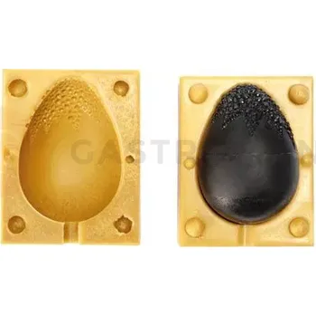 Kuchyňská sůl Silikonová forma na cukrovou hmotu nebo čokoládu ve tvaru vajíčka - 150 mm | SILIKOMART, SugarFlex Gold